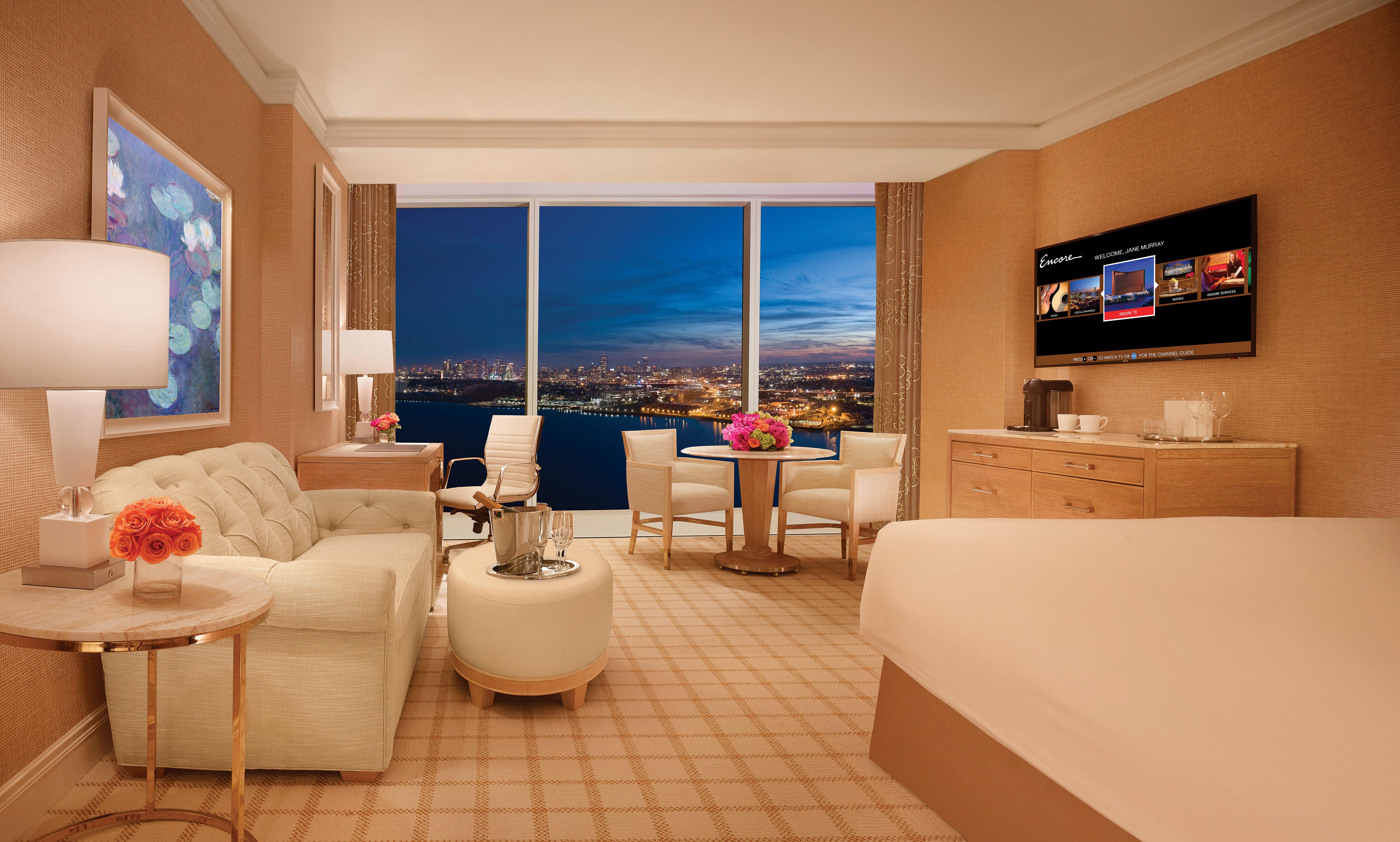 Encore Boston Harbor Everett Екстериор снимка A guest room at Encore